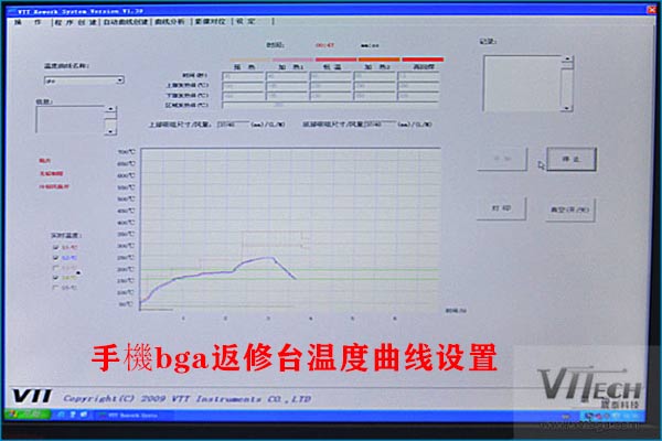 手機bga返修台温度曲线